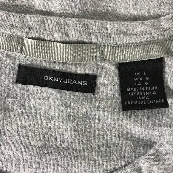 DKNY Crewneck Men's Large Grey - Picture 3 of 5